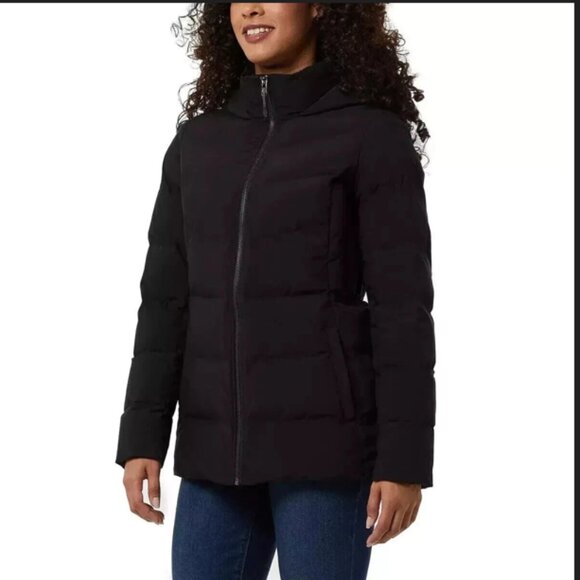 32 Degrees Heat Women's Full Zip Winter Hoodie Jacket, Black, Size M - Picture 3 of 6